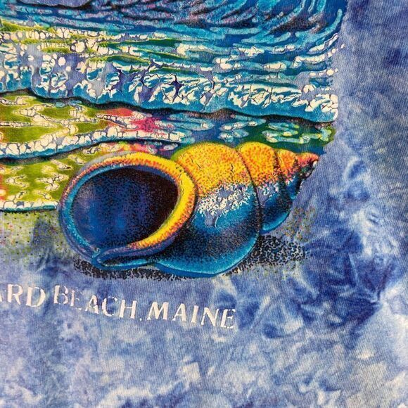 Old Orchard Beach Maine T-Shirt Size XL Vintage USA Adult Blue Short‎ - Picture 7 of 11